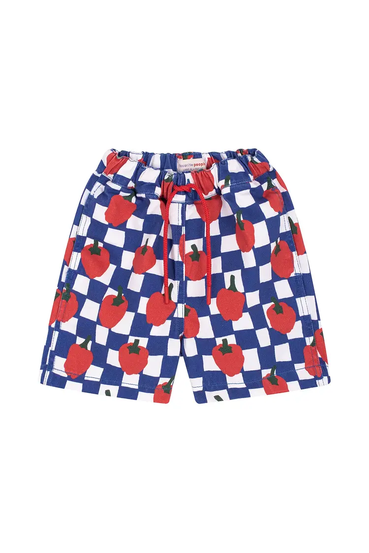 Favorite People La Cantina Boy Shorts - Blue/White