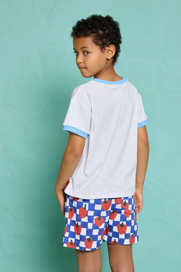 Favorite People La Cantina Boy Shorts - Blue/White