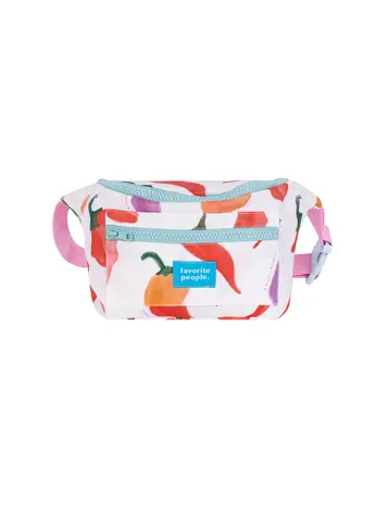 Favorite People Peperone Fanny Pack - White