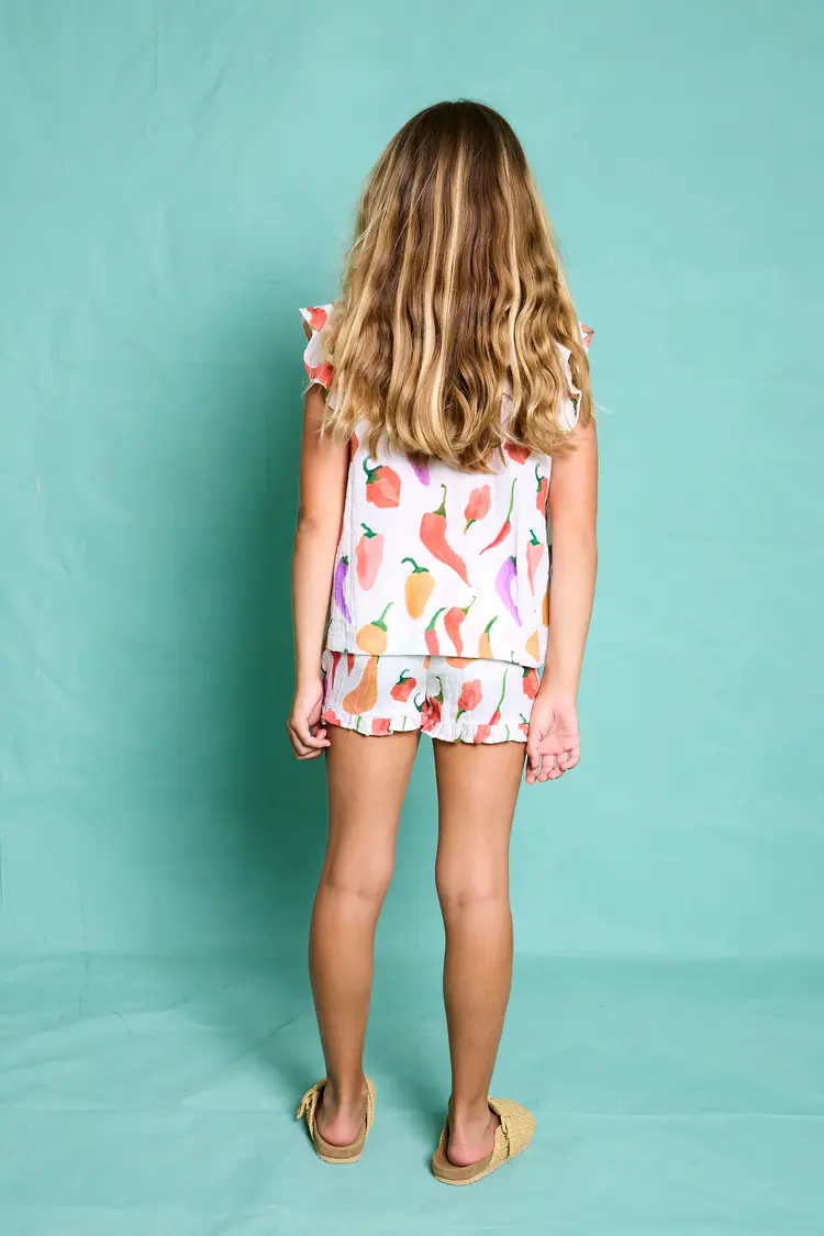 Favorite People Peperone Set Short -White