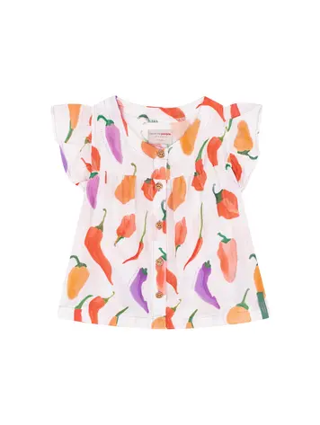 Favorite People Peperone Set Top - White