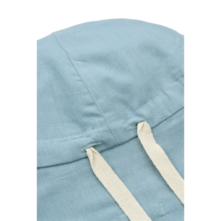 Liewood Gorm Linen Sun Hat With Ears - Beach Blue