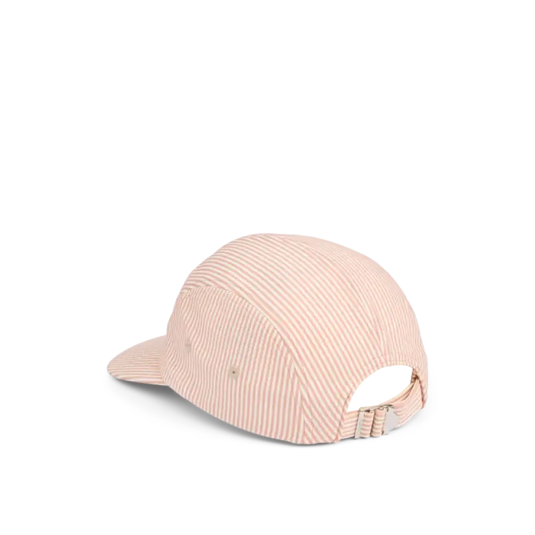 Liewood Rory Seersucker Cap - Stripe Pale Tuscany/Creme de la Creme