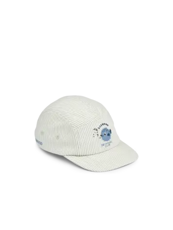 Liewood Rory Seersucker Cap - Peppermint / Sandy