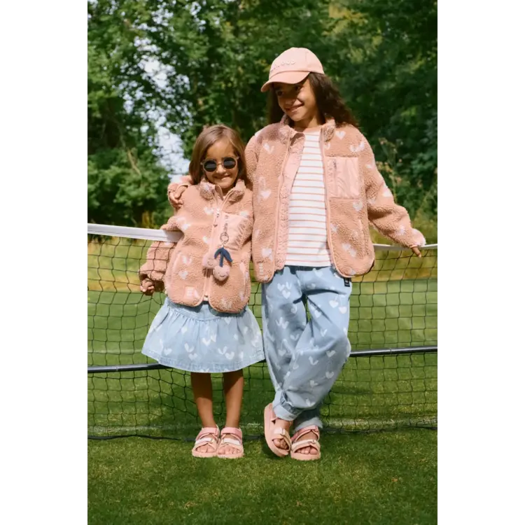 Liewood Borris Printed Denim Pants - Sweethearts/Light Blue Denim