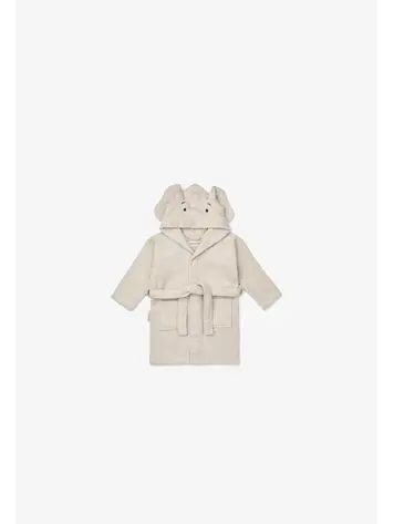 Liewood Lily Elephant Bathrobe - Sand