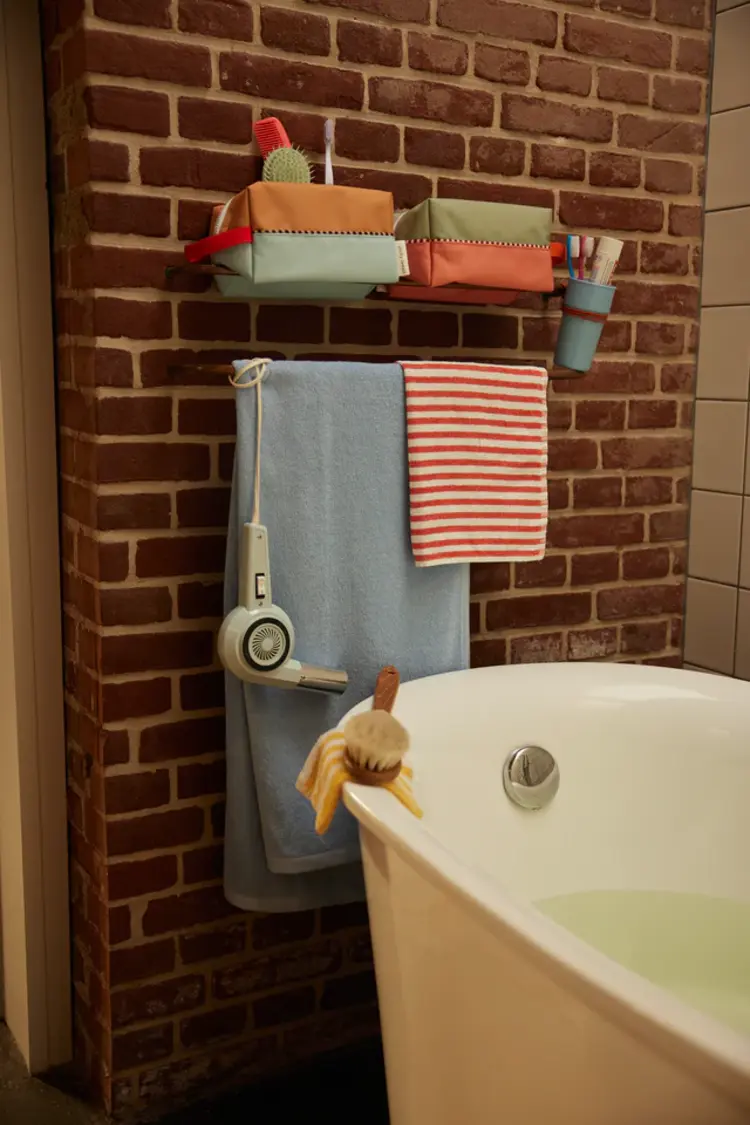 Sticky Lemon Toiletry Bag - Jane Beige/ Zissou Blue