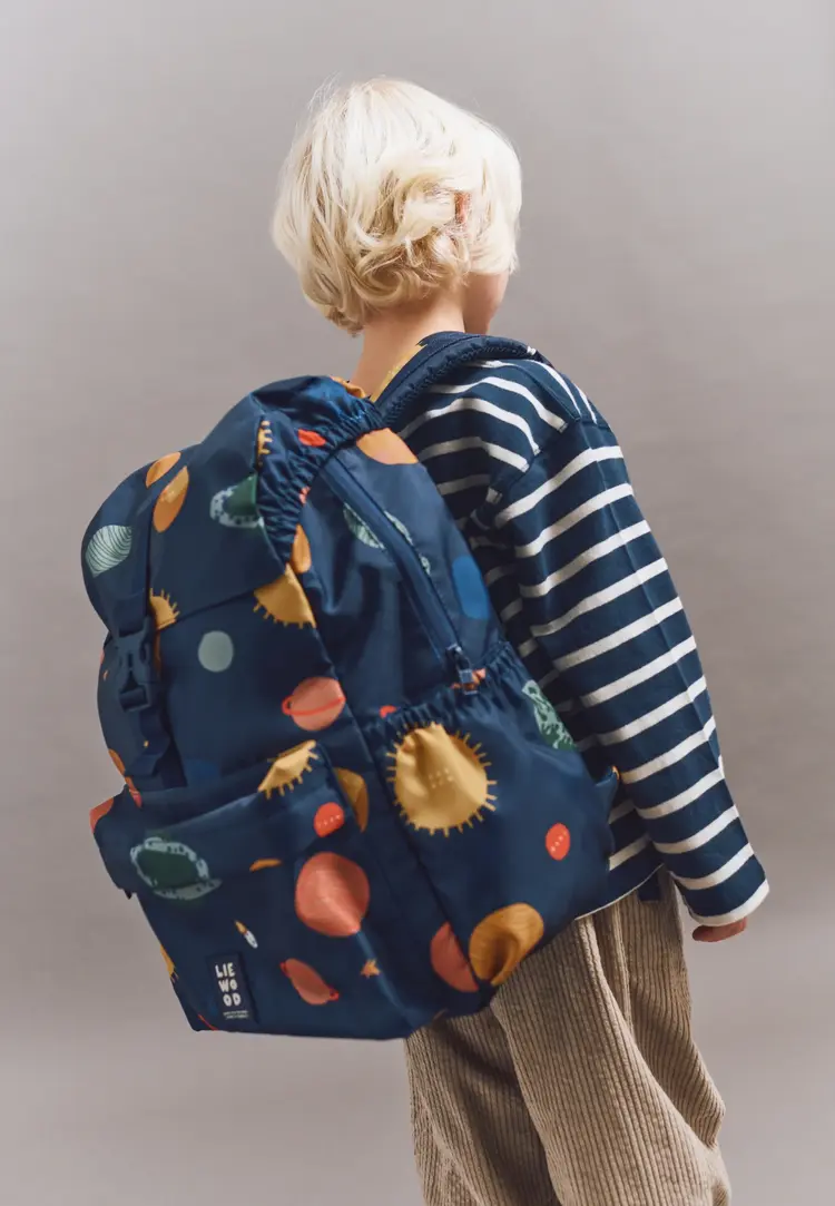 Liewood Johnny School Backpack - Universe/Classic Navy