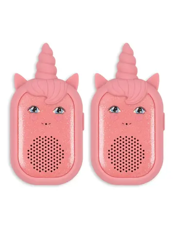 Konges Sløjd Glitter Unicorn Walkie Talkie - Sparkling Pink