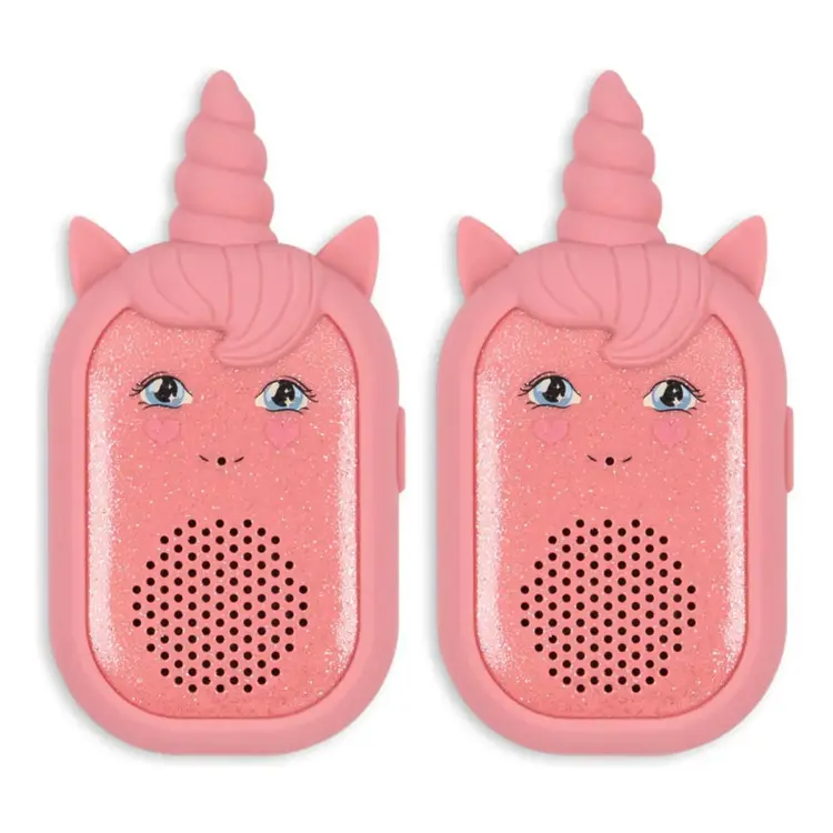 Konges Sløjd Glitter Unicorn Walkie Talkie - Sparkling Pink