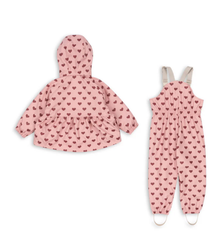 Konges Sløjd Rainy Palme Set Girl - Amour Pink