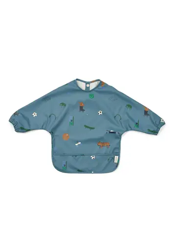 Liewood Merle cape bib - Fun / Beach Blue