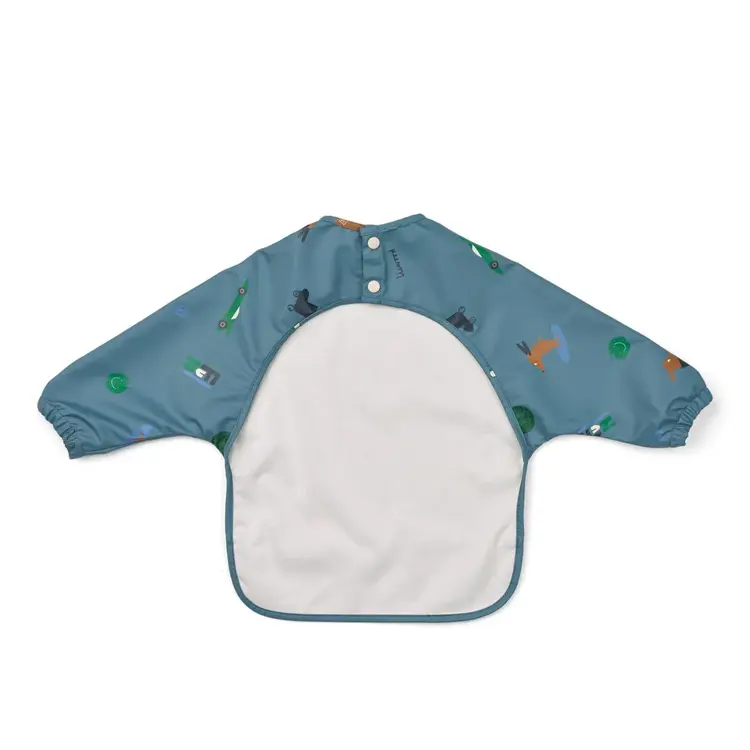 Liewood Merle cape bib - Fun / Beach Blue