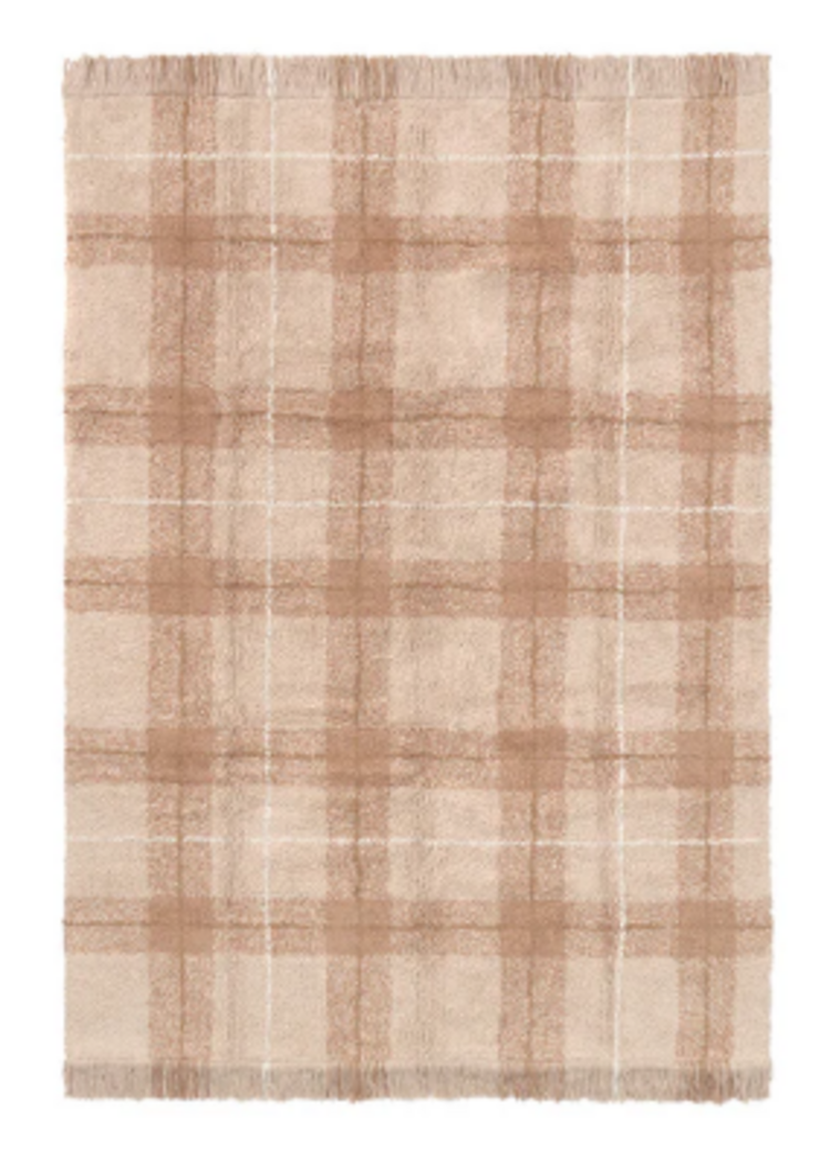 Lorena Canals Wasbaar Tapijt Tartan - Tartane Rose