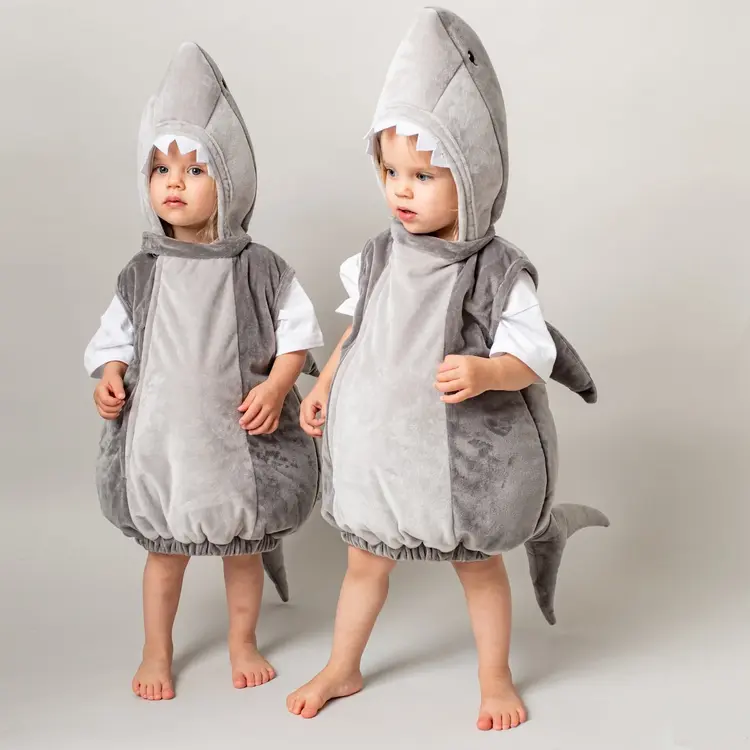 Hank Shark  Suit - Silver Grey 1-3Y