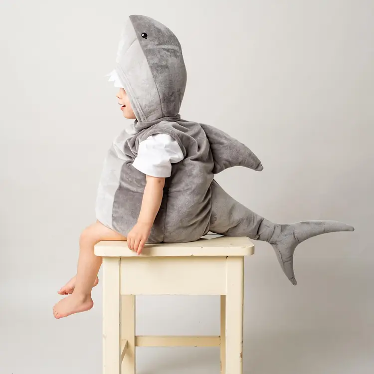 Hank Shark  Suit - Silver Grey 1-3Y
