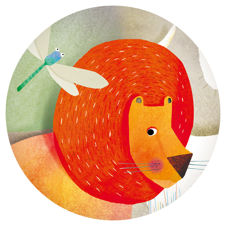 Djeco Giant Puzzle - Animal parade - 36 pcs