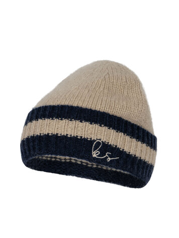 Konges Sløjd Hardy Knit Hat - Beige Melange