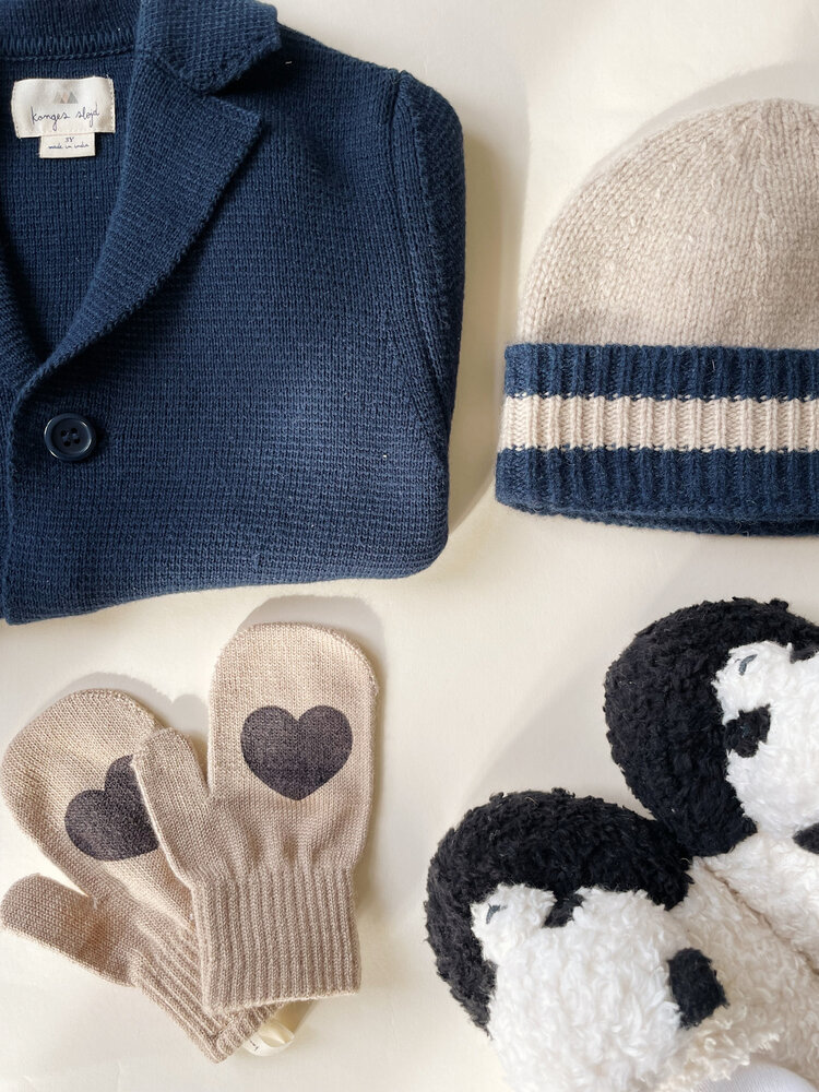 Konges Sløjd Hardy Knit Hat - Beige Melange