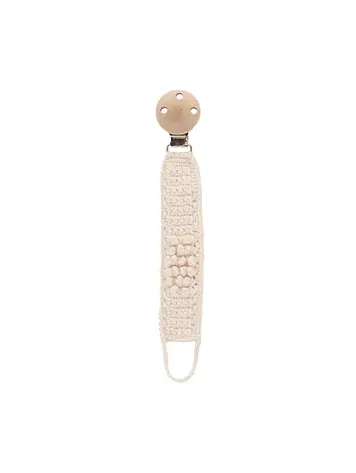 Patti Oslo Pacifier Clip - Cream