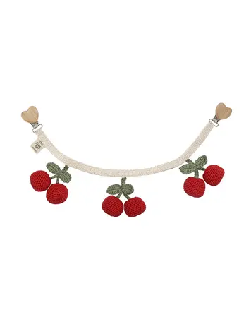 Patti Oslo Cherry Wagenspanner - Cream/Red With Bell
