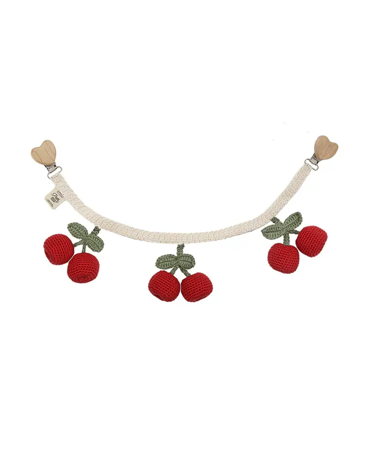 Patti Oslo Cherry Wagenspanner - Cream/Red With Bell