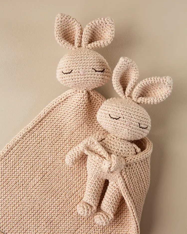 Patti Oslo Cuddle Cloth Bunny - Ecru