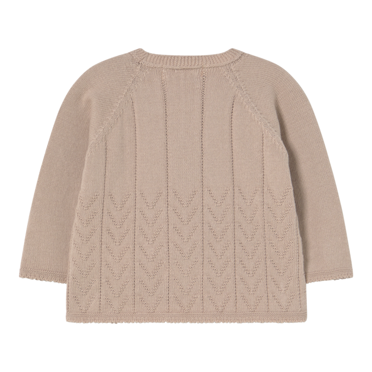 Li & Me Zander Knit Links Crossed Sweater - Candy