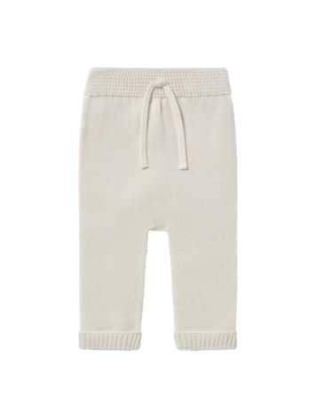 Li & Me Will Plain Knit Trousers - Cream