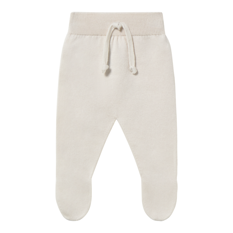 Li & Me Liam Knit tr. With Feet - Cream