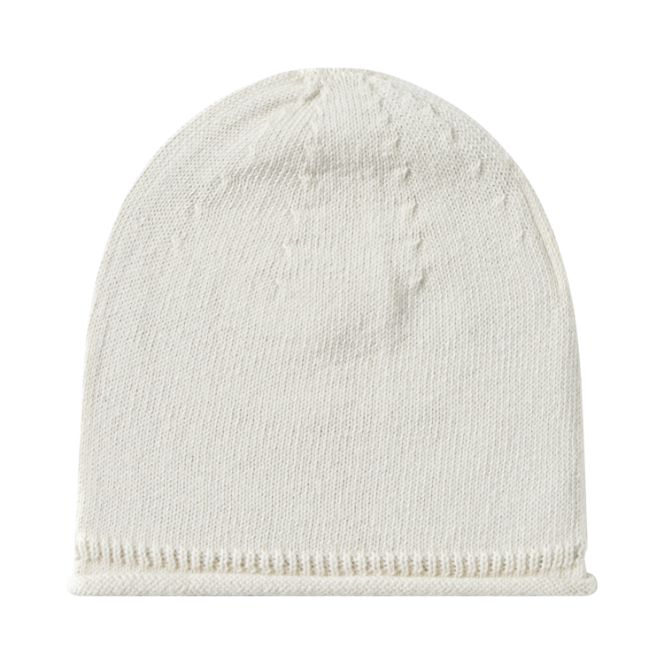 Li & Me Jon Plain Knit Hat - Cream