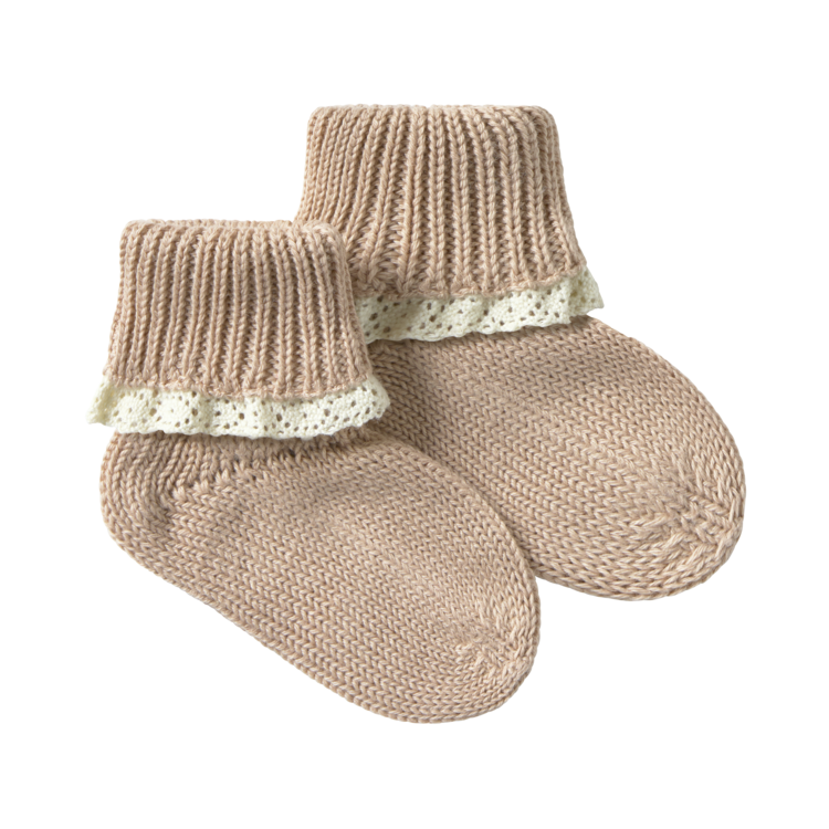 Li & Me Fleur Knit Socks - Candy