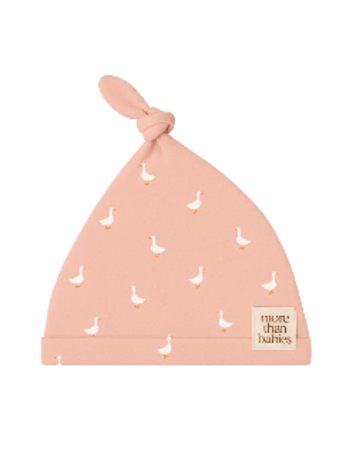 More Than Babies Newborn Mutsje - Pink Duck