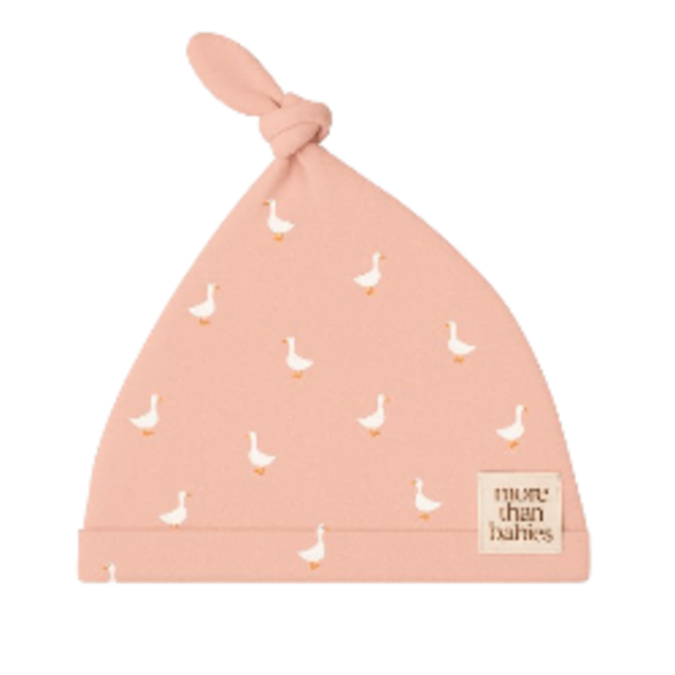 More Than Babies Baby Hat - Pink Duck