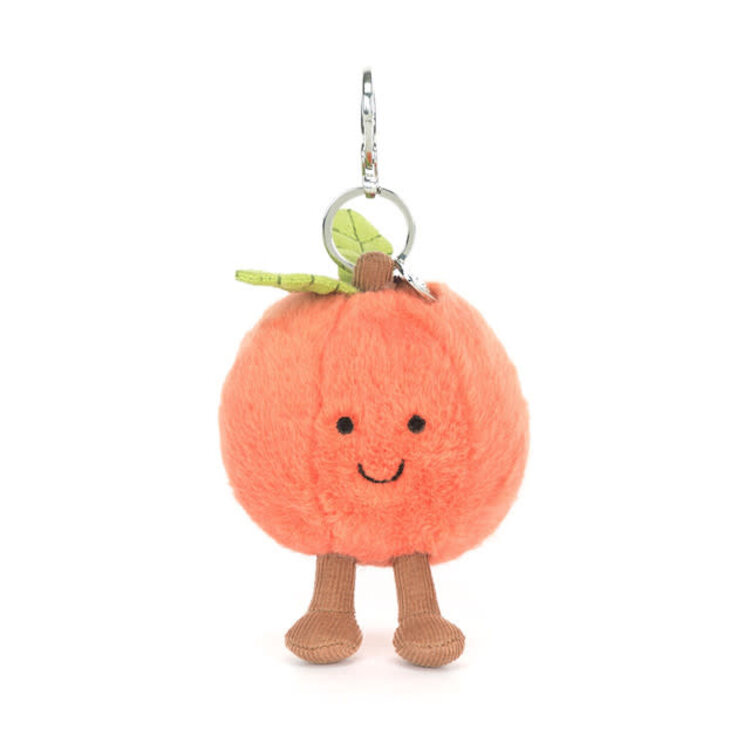 Jellycat Limited Amuseables Peach Bag Charm