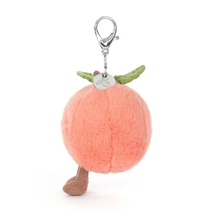 Jellycat Limited Amuseables Peach Bag Charm