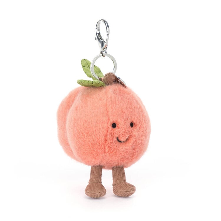 Jellycat Limited Amuseables Peach Bag Charm