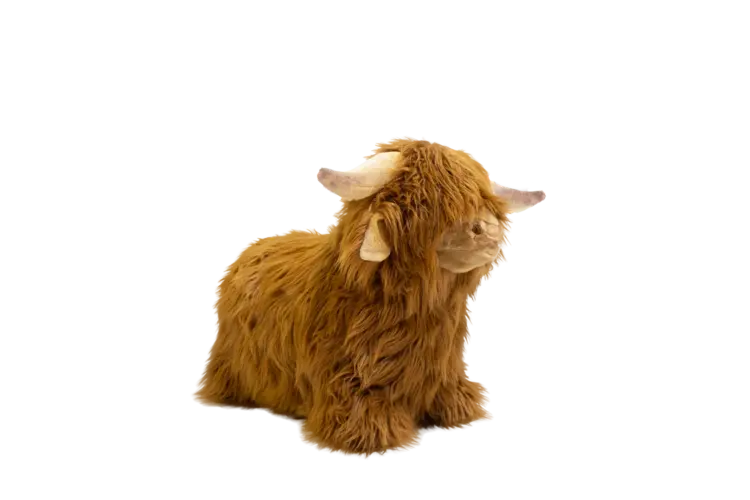 Wild & Soft Zacht Stuiter Dier - Hooglandkoe