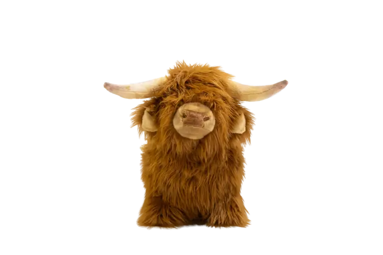 Wild & Soft Zacht Stuiter Dier - Hooglandkoe