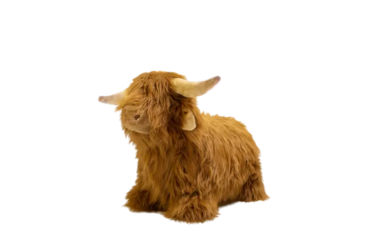 Wild & Soft Zacht Stuiter Dier - Hooglandkoe