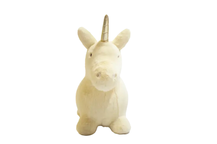 Wild & Soft Soft Bouncy Animal - Beige Unicorn