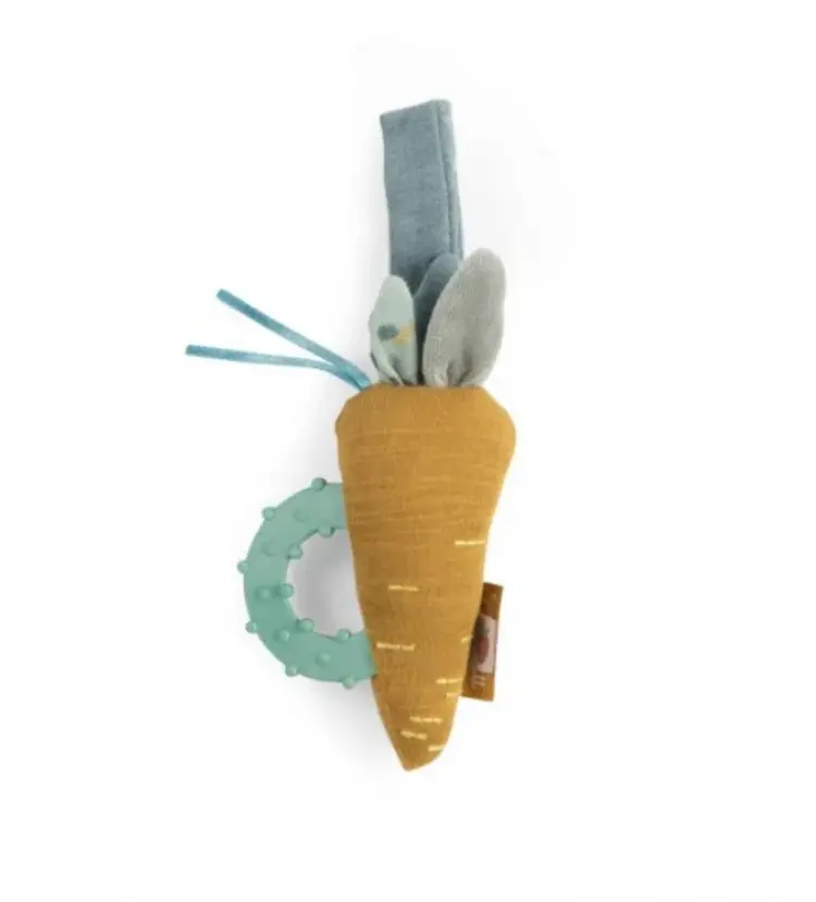 Moulin Roty Teether Rattle - Trois Petits Lapins