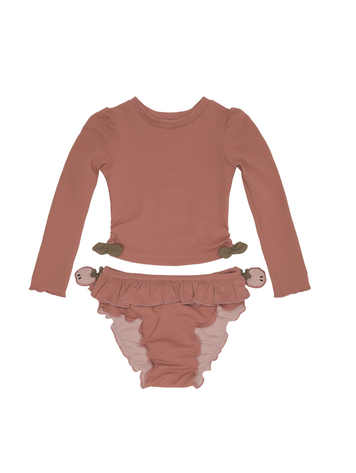 Donsje Amsterdam Swim Set Apple - Old Rose