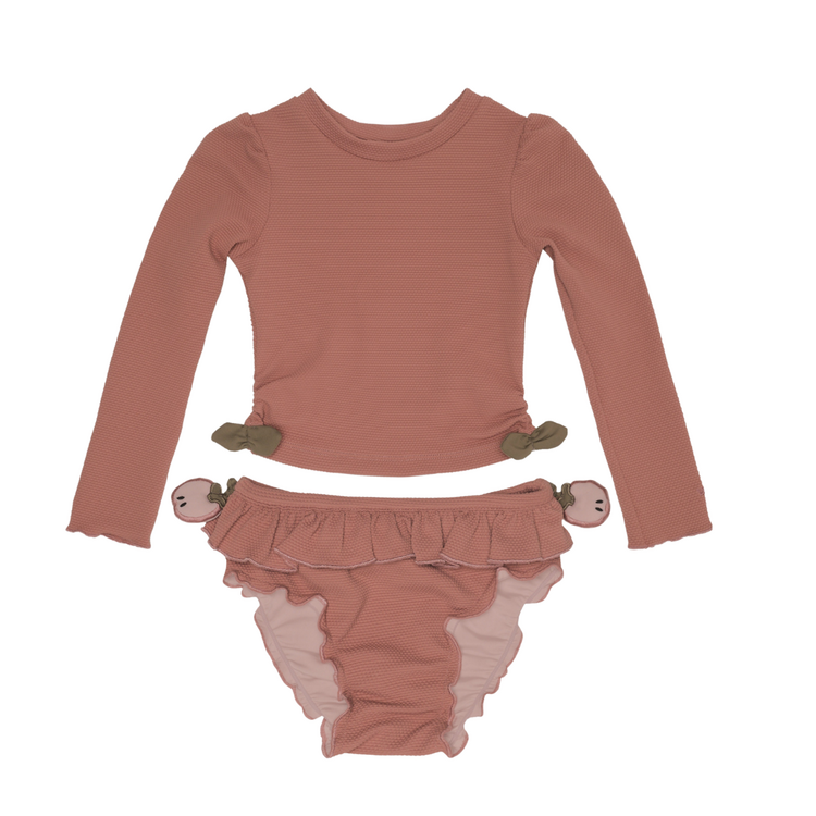 Donsje Amsterdam Swim Set Apple - Old Rose
