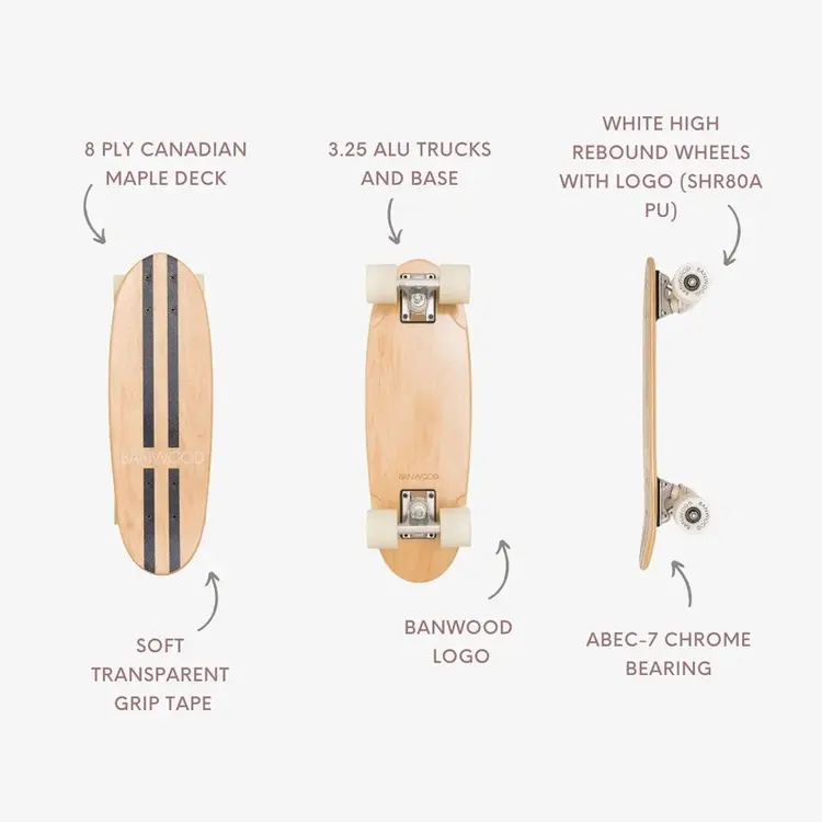 Banwood Skateboard - Navy