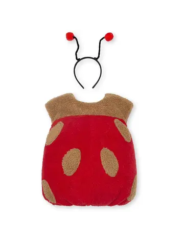 Flora Ladybug Suit - Fossil 1-3Y