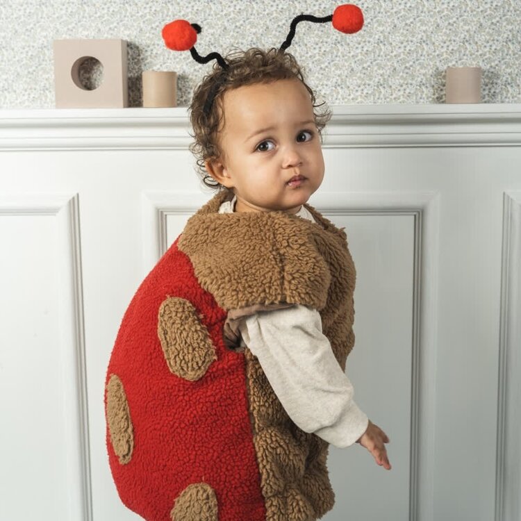 Flora Ladybug Suit - Fossil 1-3Y