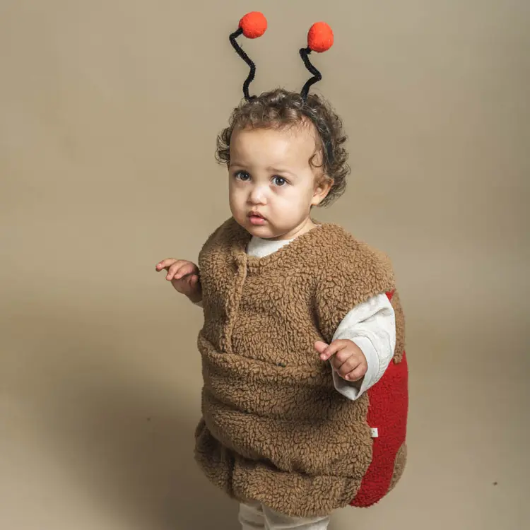 Flora Ladybug Suit - Fossil 1-3Y