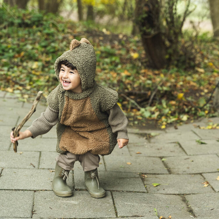 Filip Dino Suit - Deep Lichen Green 3-6Y