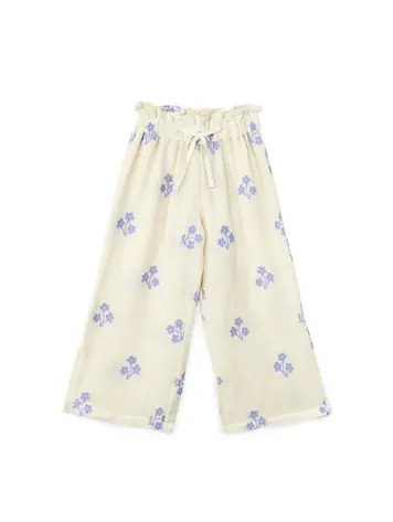 Mipounet Sandrine Pants - Ecru/Blue